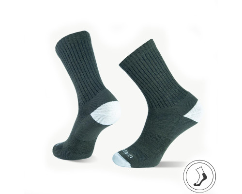 NA Туристичні шкарпетки Medium Weight Crew Jungle Green